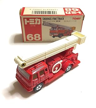 【中古】トミカ ６８ いすず スノーケル消防車 ＴＯＭＹ（青文字表示品） ２００６年 未使用品