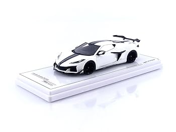 【中古】TSM MODEL 1/43 シボレー コルベット Z06 2023 アークティックホワイト 完成品｜AJIMURA-SHOP