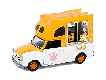 【中古】Tiny City 1/64 ミニカー モーリス ミニ 香港アイスクリームバン LAN LAN CAT ダイキャストミニカー