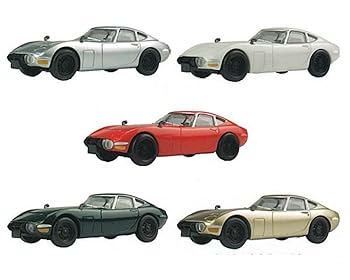 【中古】【未使用】1/64スケールミニカー MONO COLLECTION トヨタ 2000GT × 全5種セット フルコンプ ガチャガチャ カプセルトイ プラッツ