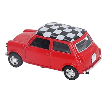 【中古】1/32 プルバックカー、丈夫なプルバックカーのおもちゃ 合金 かわいい 絶妙なシミュレーション ドアが開いている (赤)