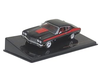 【中古】イクソ 1/43 シボレー シェベル SS 1970 黒いこと 為し終わる品 乗り物のおもちゃ-車-おもちゃ