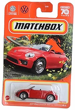 【中古】【未当て嵌める】Matchbox 2019 フォルクスワーゲン ビートル オープンカー