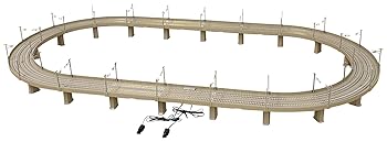 【中古】ロクハン Zゲージ 複線高架線セット R095 鉄道模型用品