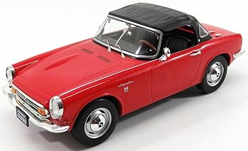 【中古】【未当て嵌める】TRIPLE9 1/18 ホンダ S800 1966 ホンブルグ帽とっ始め クローズド 赤いこと ミニカー [並行輸入品]
