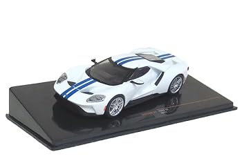【中古】ｲｸｿﾓﾃﾞﾙ B ﾌｫｰﾄﾞ GT 17 ﾎﾜｲﾄ/ﾌﾞﾙｰﾗｲﾝ 1/43 CLC536N｜AJIMURA-SHOP