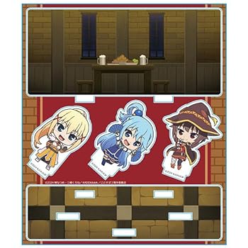 【中古】【未使用】この素晴らしい世界に祝福を！3 アクリルジオラマA［ダクネス＆アクア＆めぐみん］画像