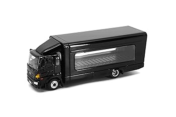 【中古】【未使用】Tiny City 1/64 日野 500 屋根付き積載車 (ブラック)