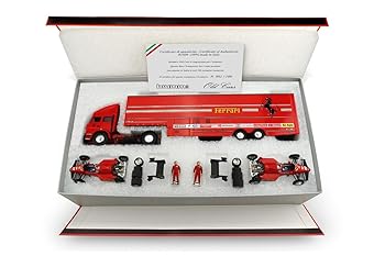 【中古】ブルム 1/43 フェラーリ F1 レーストランスポーター / 126 C4 セット 1984 モナコGP BRUMM RACE TRASPORTER SET ミニカー