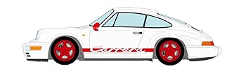 【中古】VISION 1/43 ポルシェ 911 (964) カレラ RS 1992 白いこと/赤いこと縞模様 研ぎ澄ます品