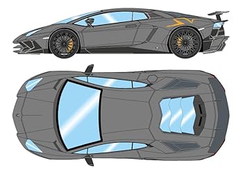 【中古】EIDOLON 1/18 ランボルギーニ アヴェンタドール LP750-4 SV 2015 グリジオテレスト (オレンジラージSVロゴ) 完成品