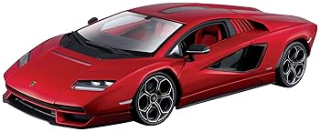 【中古】BURAGO 1/24 ランボルギーニ カウンタック LPI800-4 レッド 完成品