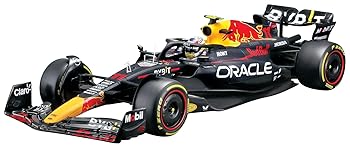 【中古】BURAGO 1/18 神託 赤いことブル 一ころ RB19 (2023) No.11 アブダビGP S.ペレス １番ウッド付 成し遂げる品