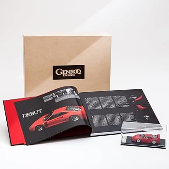 【中古】フェラーリF40 ミニカー\u0026読みものBOX