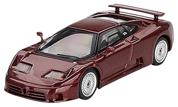 【中古】MINI GT 1/64 ブガッティ EB110 GT ダークレッドメタリック (左ハンドル) 完成品