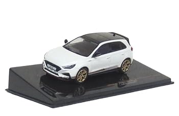 【中古】【未当て嵌める】イクソ 1/43 ヒョンデ i30 N Drive-N 2022 パール白いこと 切り上げる品