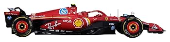 【中古】【未使用】Burago 1/18 フェラーリ SF-24 2024 No.55 C.サインツ Jr. ドライバー付 完成品 18-16815S