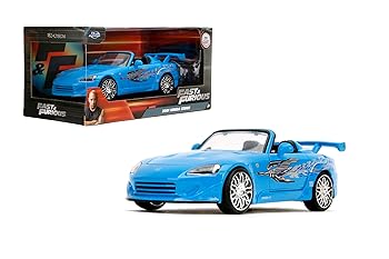 【中古】【未当て嵌める】Jada Toys ? Fast \u0026 Furious 1:24 Honda S2000 (ミアズブルーデザイン) ? ダイキャストモデルカー、事細やかにな飾りつけ、本物の第八芸術の写し物、コレク