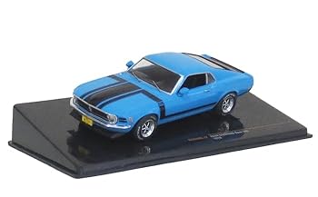 【中古】イクソ 1/43 フォード マスタング BOSS 302 1970 ブルー 完成品｜AJIMURA-SHOP