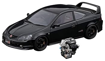 【中古】ignition model 1/18 ホンダ INTEGRA (DC5) TYPE R Black With Engine 研ぎ澄ます品 IG3330