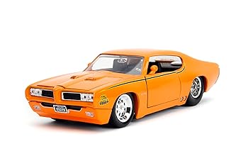 【中古】【未使用】JADATOYS 1:24 BTM 1969 Pontiac GTO Judge ミニカー オレンジ画像
