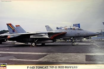【中古】【未当て嵌める】ハセガワ 1/72 F-14D トムキャット VF-11 レッドリッパーズ