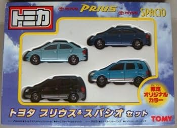 【中古】【未当て嵌める】トミカ プリウス＆スパシオセット 押さえる一風変わった色つや