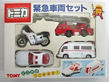 【中古】【未使用】トミカ　緊急車両セット　どこかがうごきます！　ギフト４台セット 16,381円