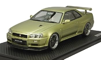【中古】イグニッションモデル 1/18 視水平線 GT-R V仕樣2 R34 千年紀 IG0163 為し終わる品 その他-パソコン・周辺機器