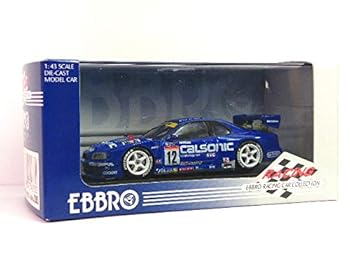 【中古】【未使用】エブロ 1/43 カルソニック スカイラインGT-R 43335 完成品|AJIMURA-SHOP