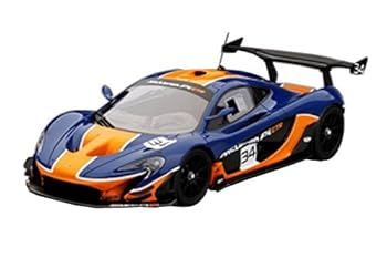 【中古】TrueScale Miniatures 1/18 マクラーレン P1 GTR 青み/オレンジ色 成し遂げる品