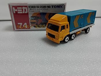 【中古】【未使用】トミカ No.74 三菱ふそうコンテナトラック クレイジーミニカーサークル ケース付き