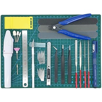 【中古】【未使用】プラモデル工具セット ガンプラ工具 模型工具 プラモ工具 クラフトツール ２３種類 (GR)