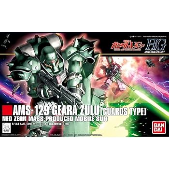【中古】【未使用】HGUC 機動戦士ガンダムUC AMS-129 ギラ・ズール（親衛隊仕様） 1/144スケール 色分け済みプラモデル｜AJIMURA-SHOP