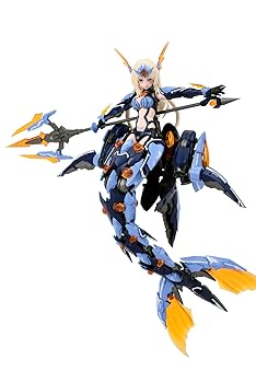 【中古】童友社 NUKE MATRIX CYBER FOREST FANTASY GIRLS 4 SILEN - STORM INTEREPTOR: ROYAL ENFORCER 1/12スケール 全高約160mm 色分け済みプラモデル｜AJIMURA-SHOP