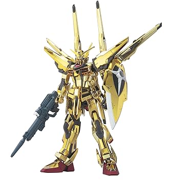 【中古】機動戦士ガンダムSEED DESTINY アカツキガンダム (オオワシパック/シラヌイパック フルセット) 1/100スケール 色分け済みプラモデル|AJIMURA-SHOP