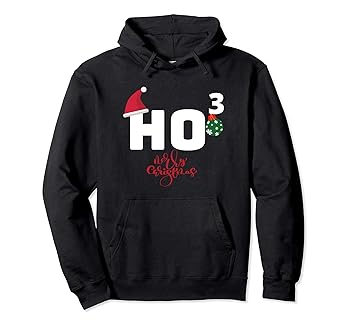 【中古】【未使用】Ho Ho Ho Merry Christmas Ho3 クリスマス パーカー