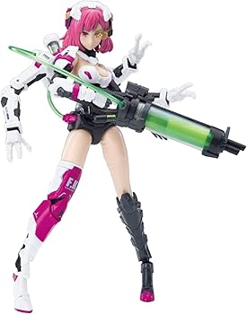 【中古】プラッツ/MONO E-model 装甲少女 エリザベス(Elizabeth) Japan Ver. 日本限定特別瞳デカール付 1/12スケール 全高約155mm 色分け済みプラモデル