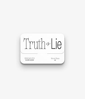 【中古】[ Weverse Albums ver. ] HWANG MIN HYUN - 1st MINI ALBUM [ Truth or Lie ] 韓国盤 *CDではありません