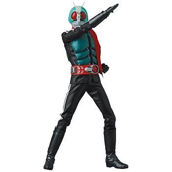 【中古】メディコム・トイ(MEDICOM TOY) RAH リアルアクションヒーローズ No.792 仮面ライダー第2＋1号 (シン・仮面ライダー) 全高約300mm ノンスケール