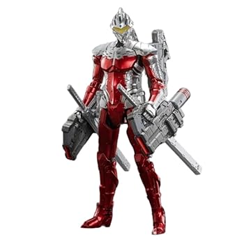【中古】hiyanan 中動玩具 ZDTOYS ULTRAMAN 1/10 全高約180mm 機動ウルトラマン セブン PVC&ABS製 塗装済み可動フィギュア UA-A02