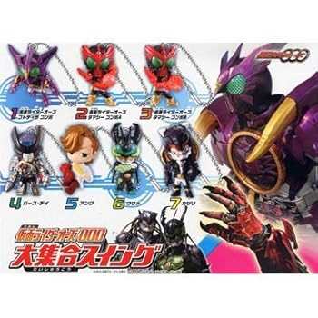 【中古】ガシャポン 仮面ライダーオーズ/000 大集合スイング オーズタマシーコンボA入り6種セットA