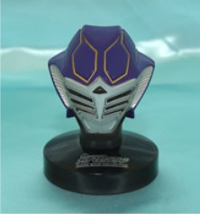 【中古】ライダーマスクコレクションVol.1 仮面ライダー王蛇（ノーマル台座） 単品 5,311円