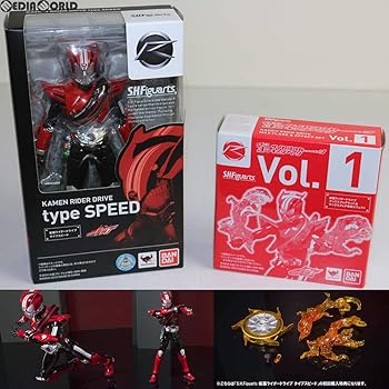 【中古】初回特典付属 S.H.Figuarts(フィギュアーツ) 仮面ライダードライブ タイプスピード フィギュア