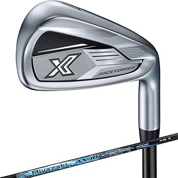 【中古】DUNLOP(ダンロップ) XXIO ゼクシオ エックス 2023年モデル アイアン 単品 Miyazaki AX-3 シャフト カーボン メンズ 右 ロフト角: 49度 番手: AW