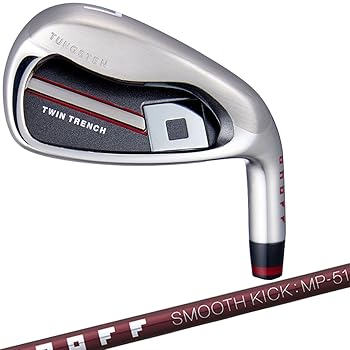 【中古】ONOFF(オノフ) AKA アイアン 赤 SMOOTH KICK MP-518I 立て坑 5本仕掛ける 炭素 メンズ ON18-AKAI 右 屋根裏部屋角:#6 26度/#7 29度/#8 33度/#9 3