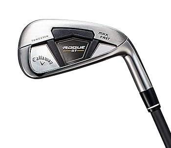 【中古】キャロウェイ(Callaway) 右用 アイアンセット ROGUE ST MAX FAST IRONS (5本セット(#6-#9,P), N.S.PRO Zelos 7(S), S, D1, 先調子, スチール) メ