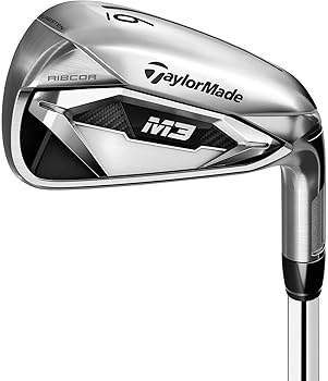 【中古】TAYLOR MADE(仕立て屋お手伝いさん) M3 アイアン2018年青写真6本仕掛ける スチール写真 メンズ N6523609 右 屋根裏部屋角:IR#5:23度/#6:26.5度/#7:30.5度/#8:35度