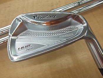 【中古】ブリヂストン TOURSTAGE アイアン仕掛ける 周遊旅行上演 X-BLADE 703 アイアン NSスチール写真（6本仕掛ける） S