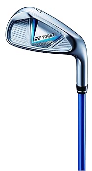 【中古】ヨネックス(YONEX) 2016お坊っちゃん お坊っちゃん アイアン単品 J135(青碧) お坊っちゃん専用炭素 お坊っちゃん YJ16I-SW 右利き用 【初等学校高学年用】 総重